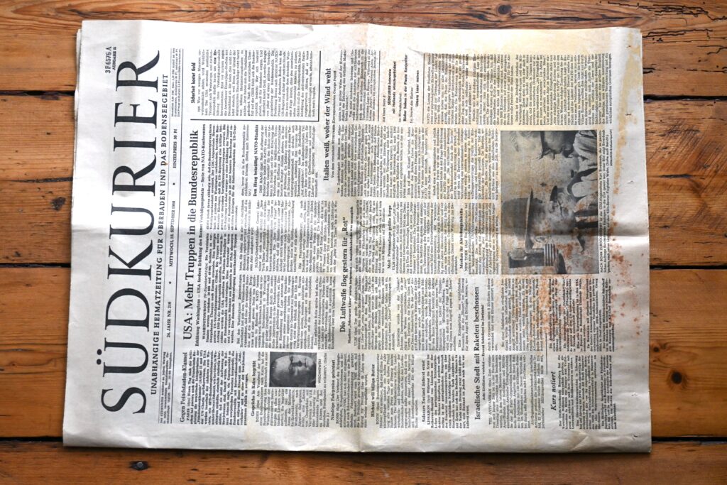 »Suedkurier« vom 18. September 1968